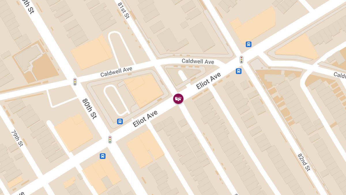 Two-Vehicle Collision with Injuries at 81st St & Eliot Ave