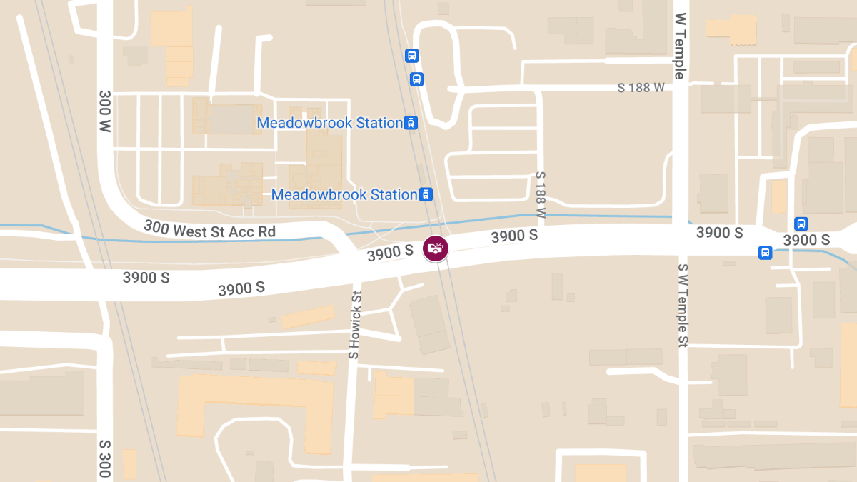 Two-Vehicle Crash Involving Police Patrol Vehicle at 210 West & 3900 South