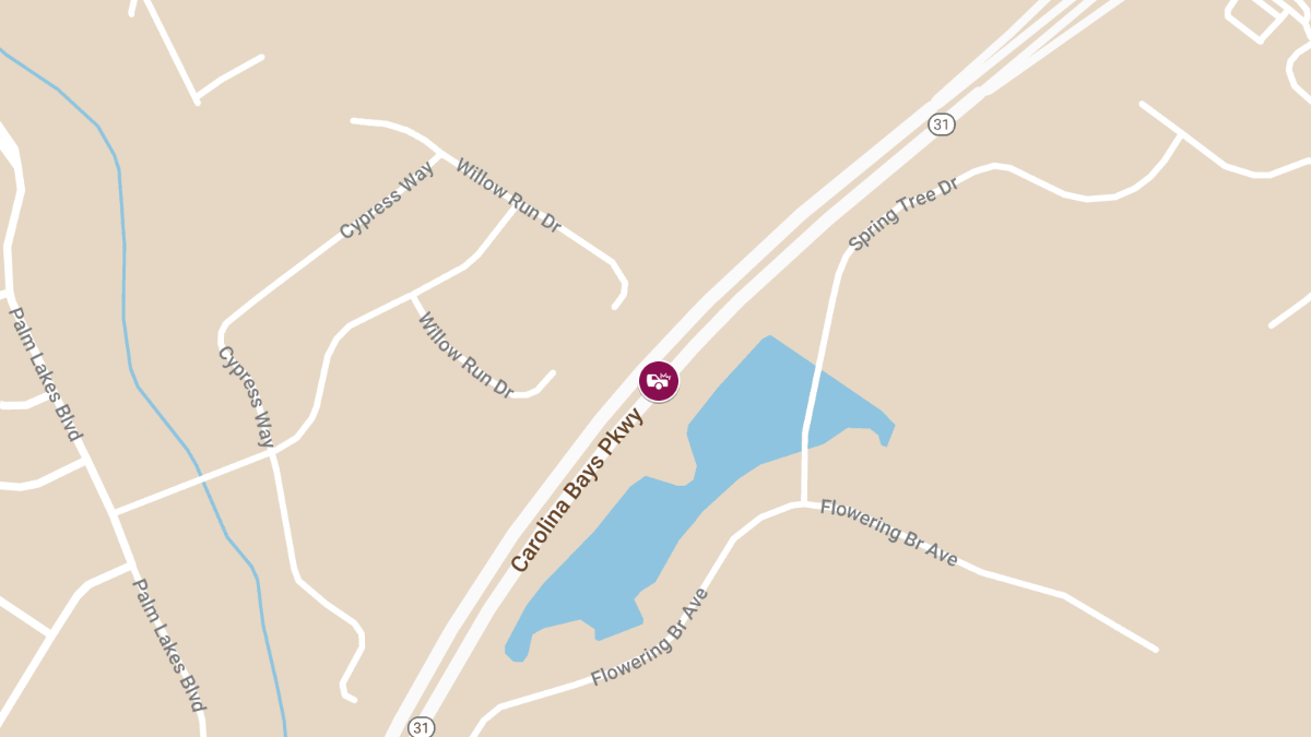 Two-Vehicle Crash on Carolina Bays Pkwy Off-Ramp to Highway 9 East Causes Injuries