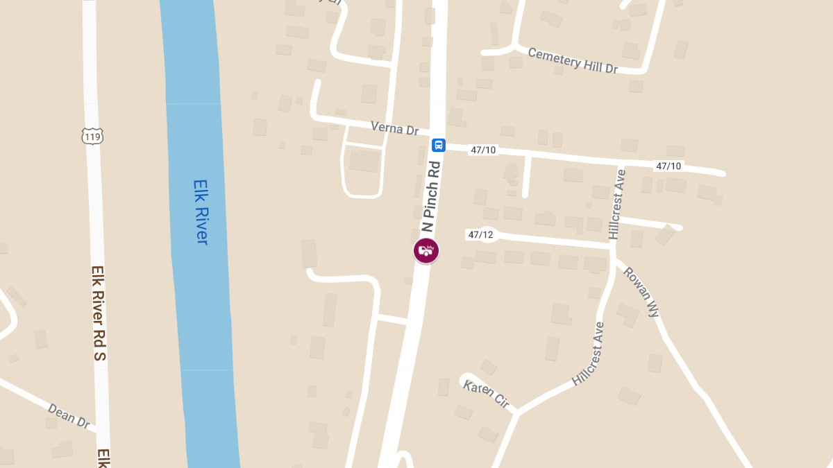 Two-Vehicle Crash on North Pinch Rd