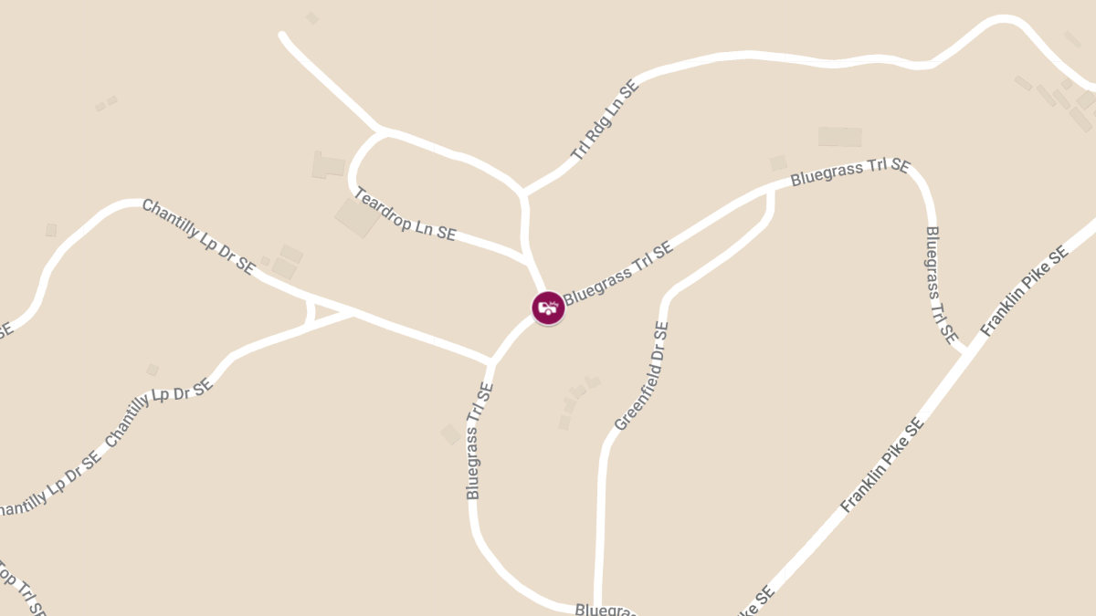 Two-Vehicle Crash with Injuries on Bluegrass Trl