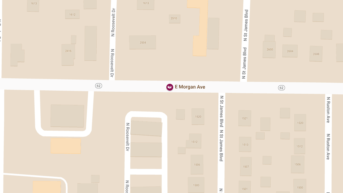 Two-Vehicle Crash with Injuries on E Morgan Ave