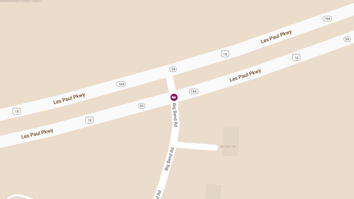 Two-Vehicle Crash with Possible Injuries at Les Paul Pkwy & Big Bend Rd