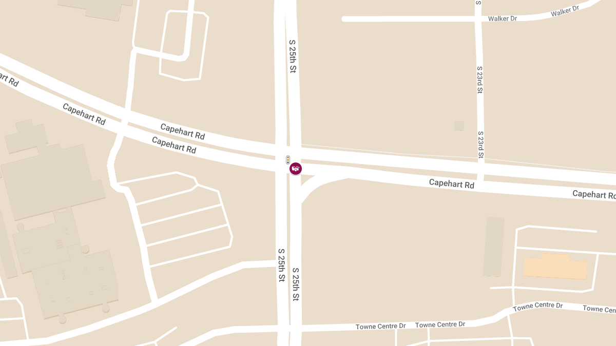 Two-Vehicle Injury Accident at 25th St & Capehart Rd