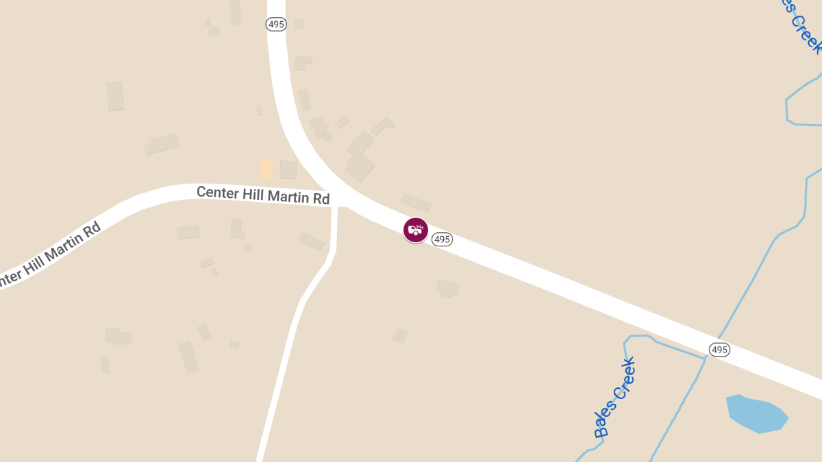Two-Vehicle Injury Accident on Hwy 495 Near Chet’s Paint and Body