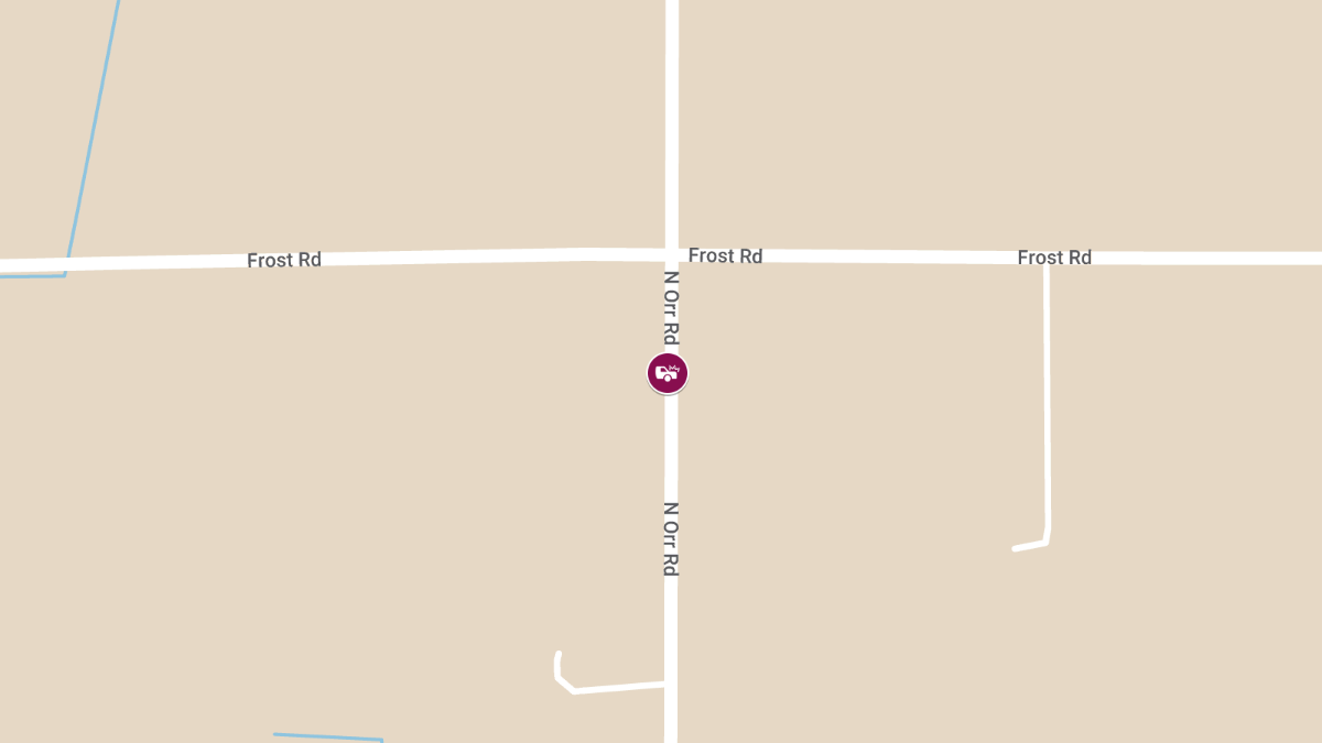 UPS Vehicle Involved in Injury Accident on N Orr Rd