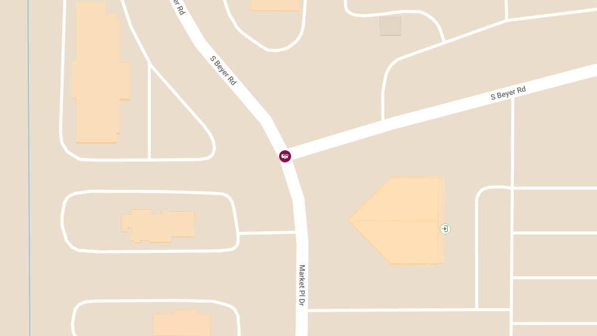 Vehicle Accident Reported at Beyer Rd & Market Place