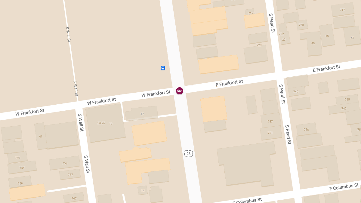 Vehicle Accident With Injuries at E Frankfort St & S High St in German Village