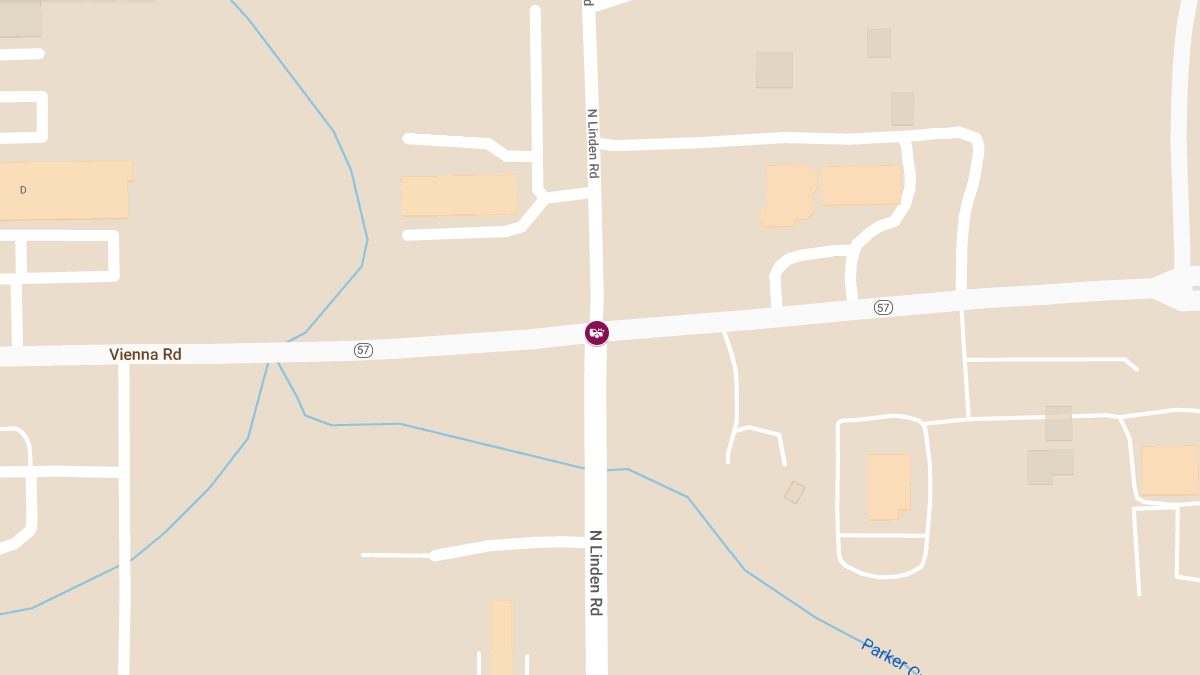 Vehicle Accident With Injuries at N Linden Rd & W Vienna Rd