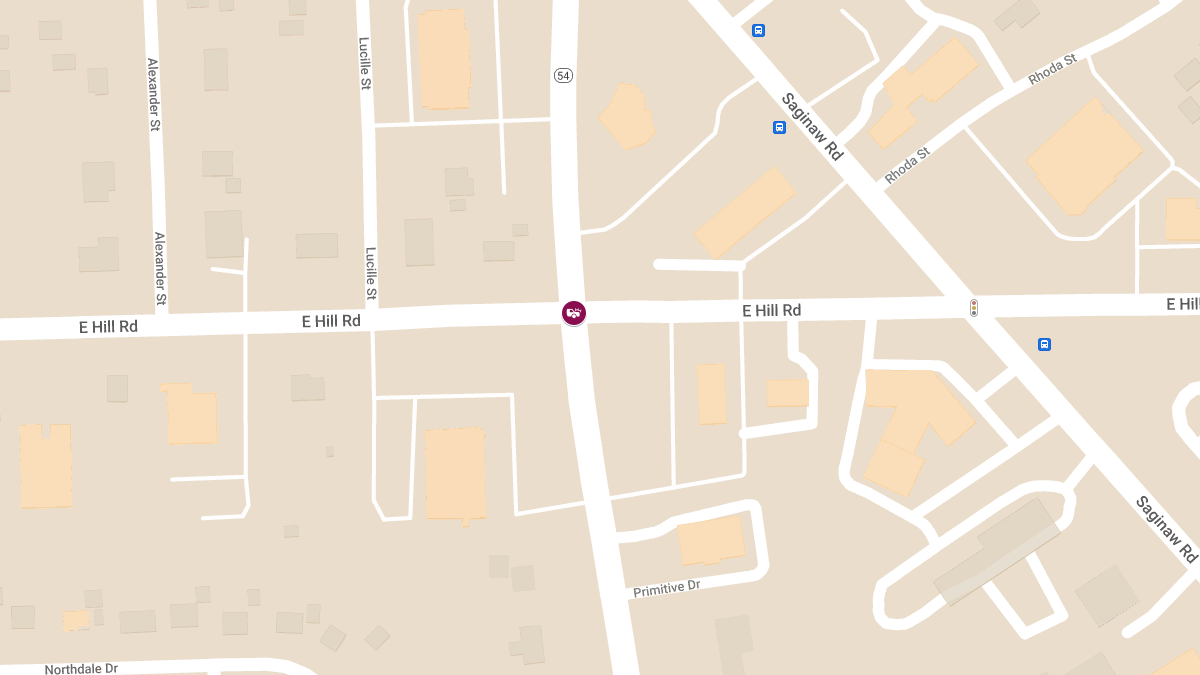 Vehicle Accident With Injuries at S Dort Hwy & E Hill Rd