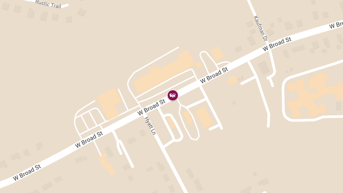 Vehicle Accident at 604 W Broad St @ Alpine Food Center