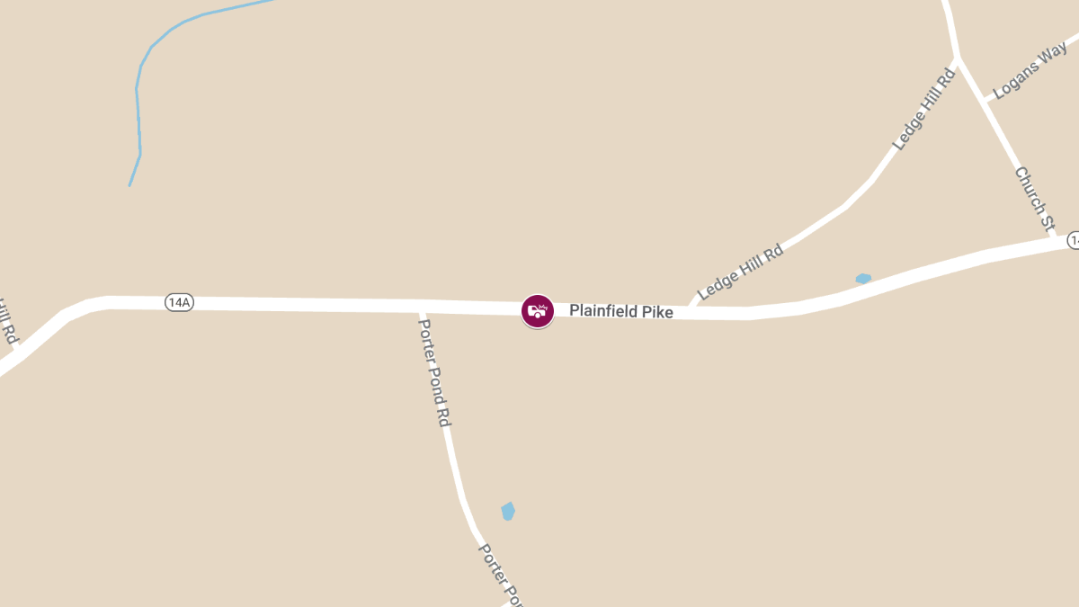 Vehicle Accident at 748 Plainfield Pike