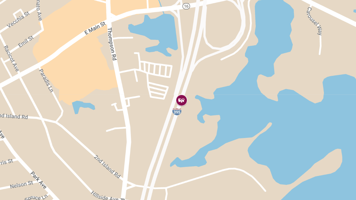 Vehicle Accident at I-395 Nb at Mm 3.4 Causes Injuries