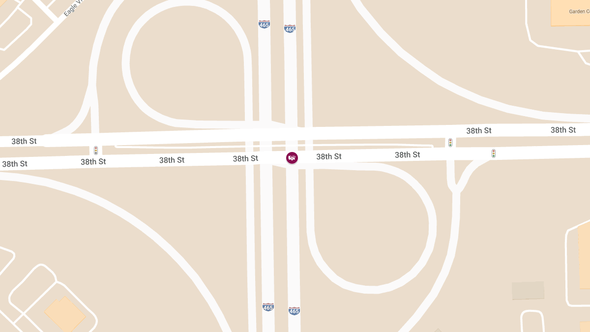 Vehicle Accident at W 38th St & I-465 S Results in Injuries
