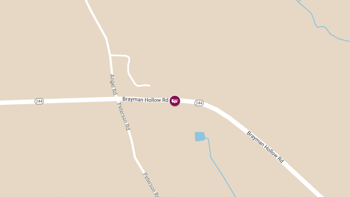 Vehicle Accident on Brayman Hollow Rd