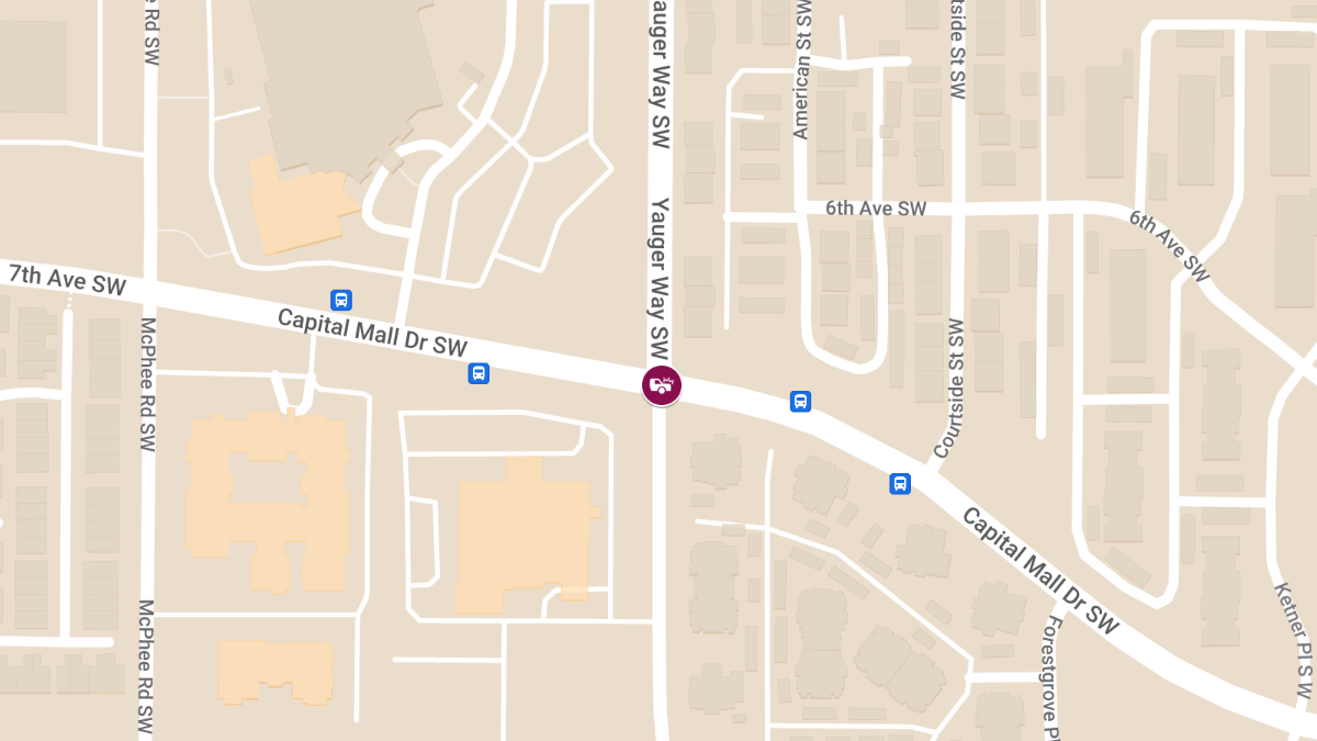 Vehicle Accident on Capitol Mall Dr and Yauger Way