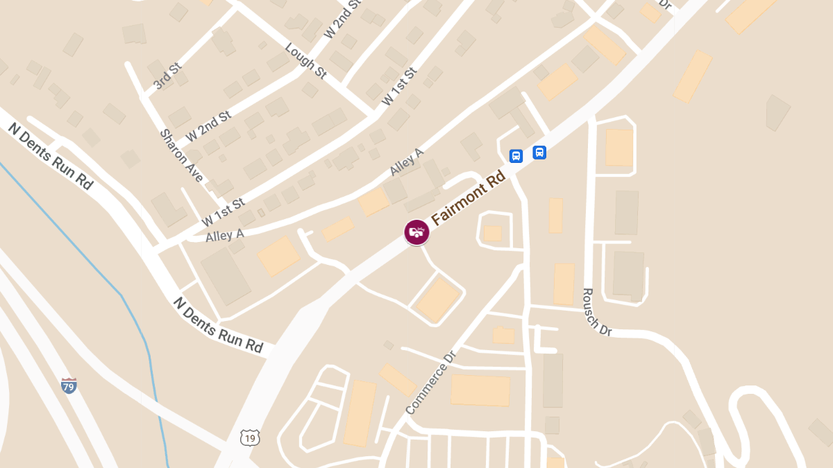 Vehicle Accident on Fairmont Rd Near I-79