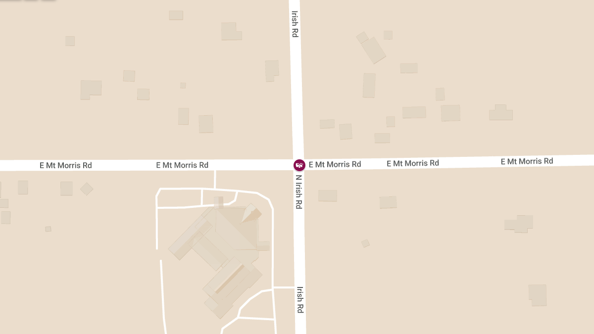 Vehicle Accident with Injuries at 7359 E Mt Morris Rd & Irish