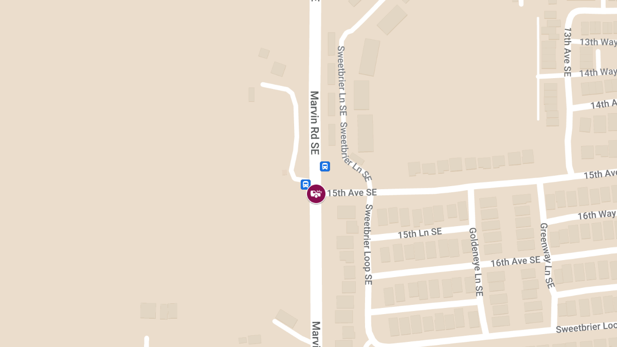 Vehicle Accident with Injuries at Marvin Rd SE & 15th Ave