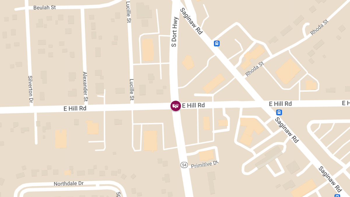 Vehicle Accident with Injuries at S Dort Hwy & E Hill Rd