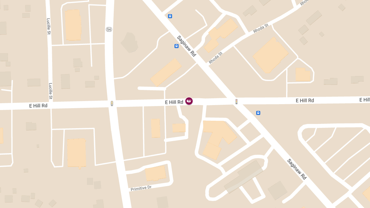 Vehicle Accident with Injuries on E Hill Rd near S Saginaw Rd
