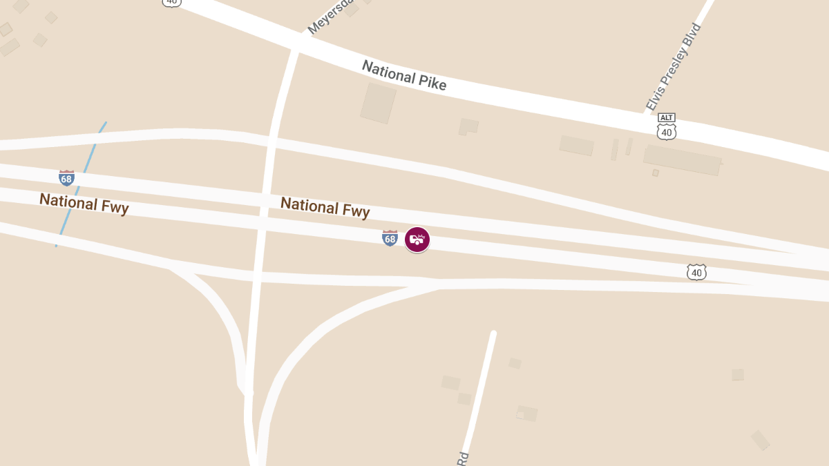 Vehicle Accident with Injuries on I-68 Westbound at MM 6