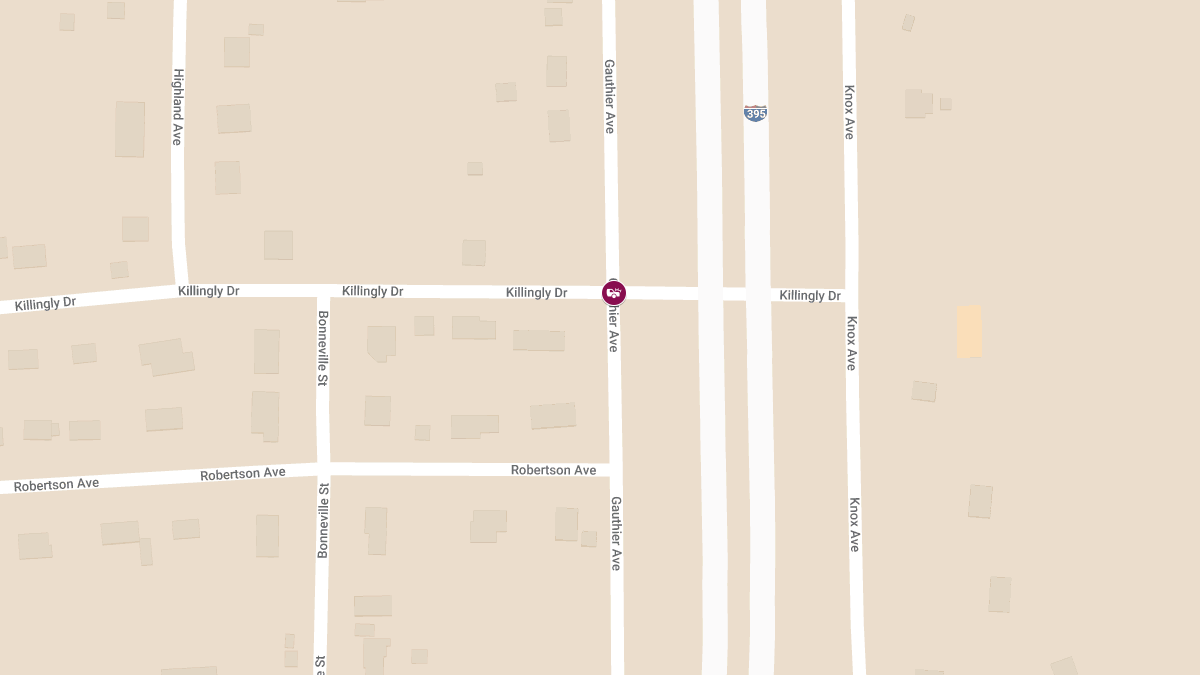 Vehicle Accident with Injuries on Killingly Dr at Gauthier Ave