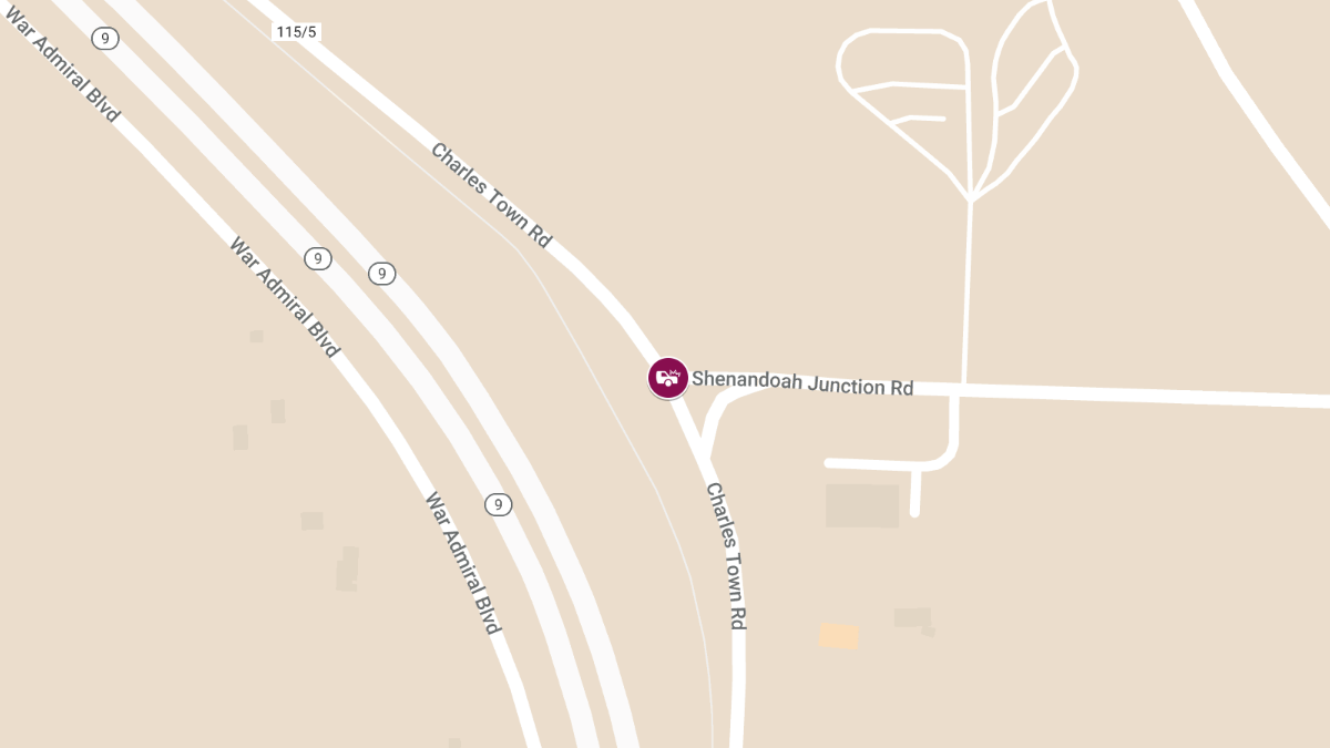 Vehicle Accident with Injury at Charles Town Rd & Shenandoah Jct Rd