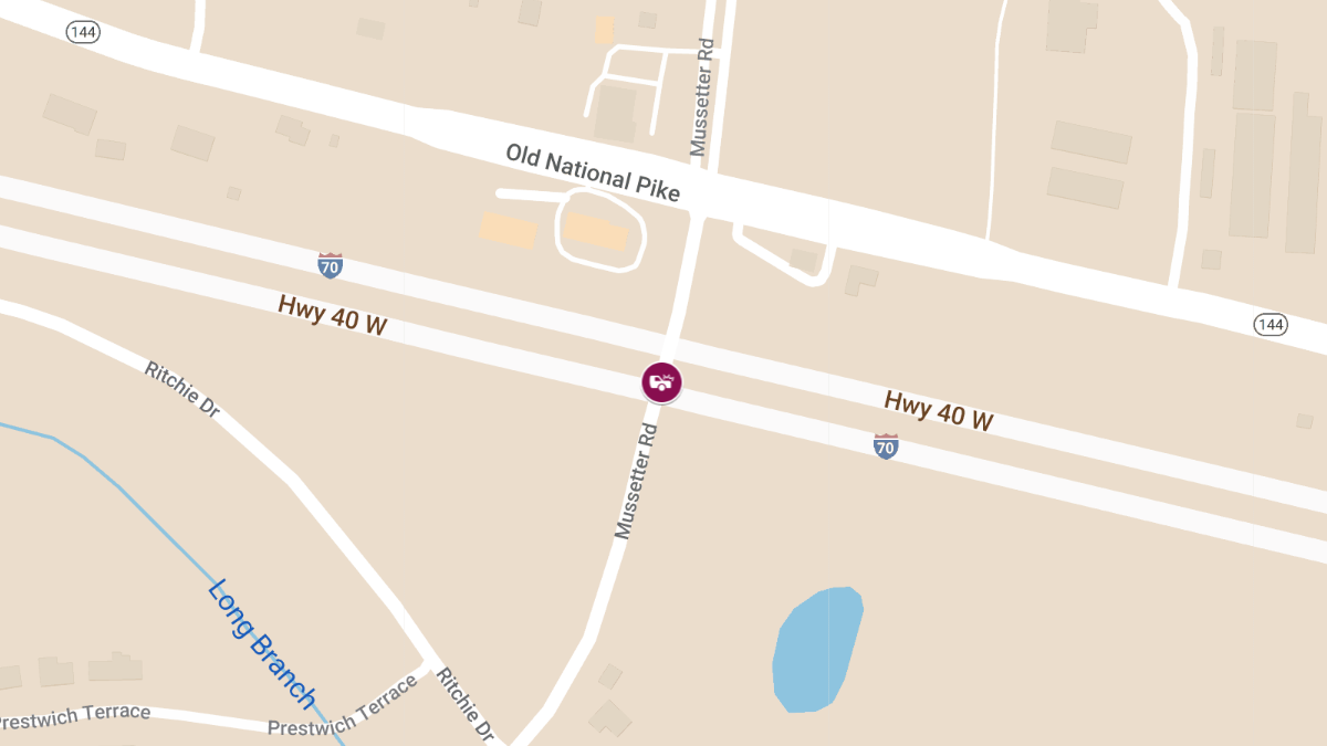 Vehicle Accident with Rollover on I-70 EB at Mussetter Rd