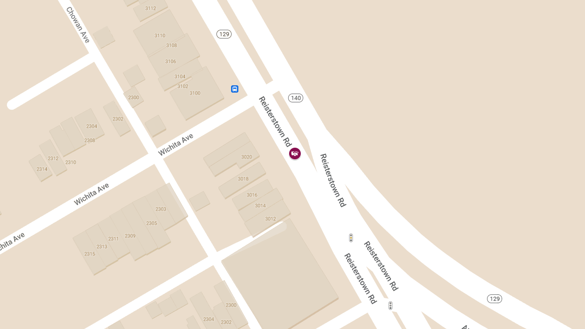 Vehicle Collision With Injuries at 2812 Reisterstown Rd in Liberty Square