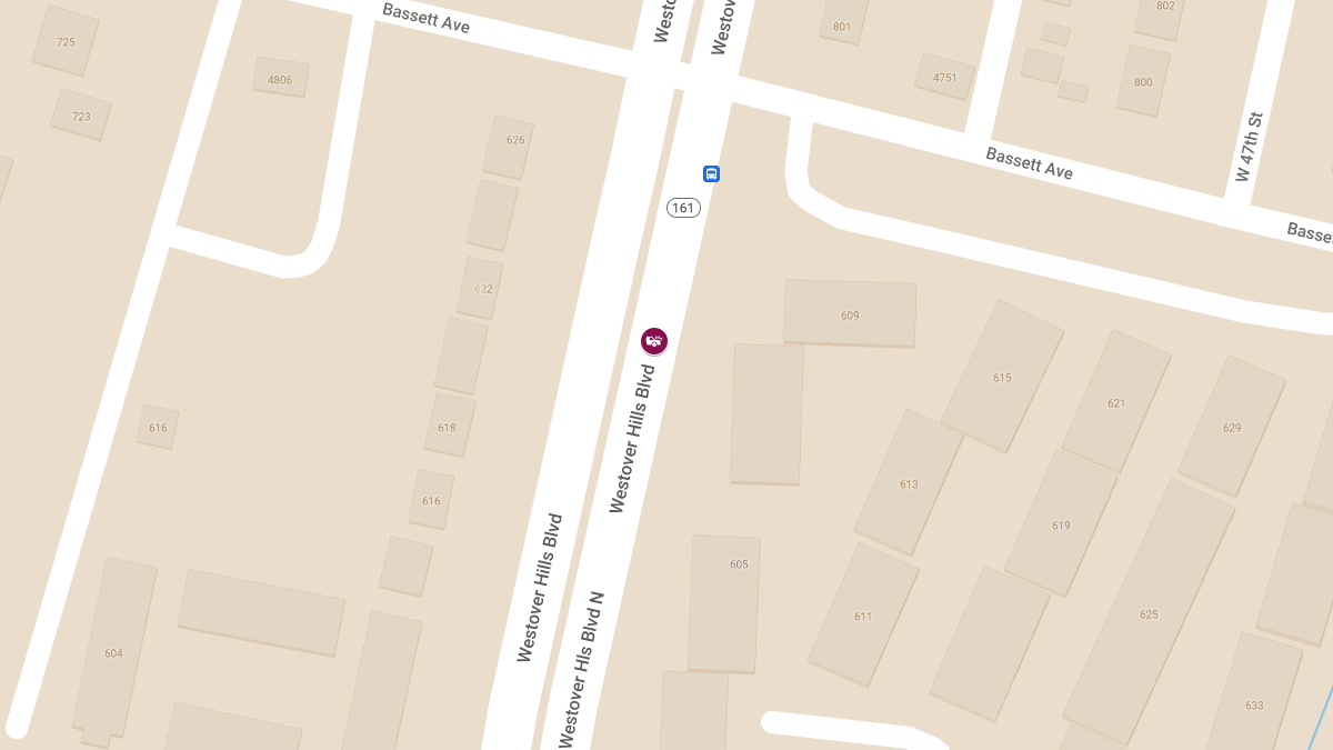 Vehicle Collision With Injuries at 600 Block of Westover Hills Blvd