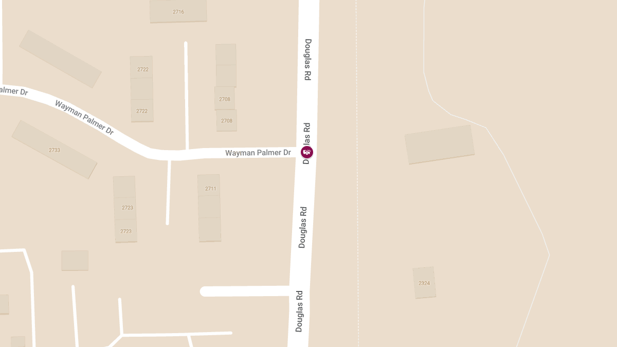 Vehicle Collision With Injuries at Douglas Rd & Wayman Palmer Dr