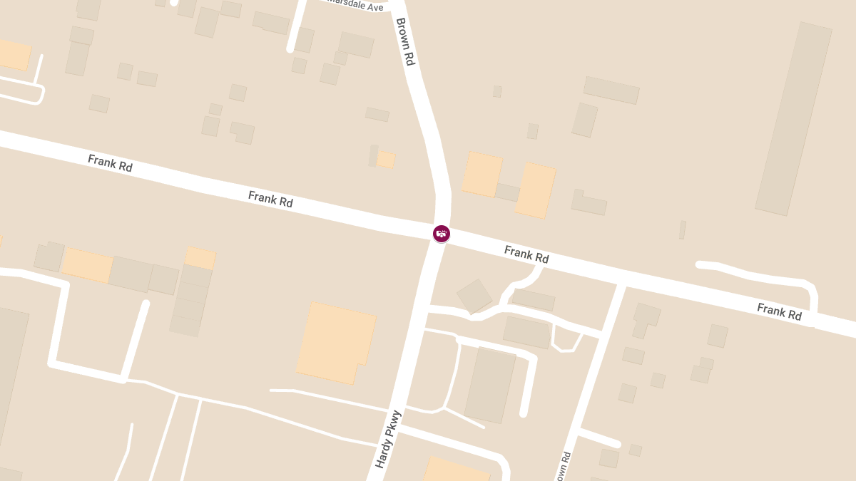 Vehicle Collision With Injuries at Frank Rd & Brown Rd