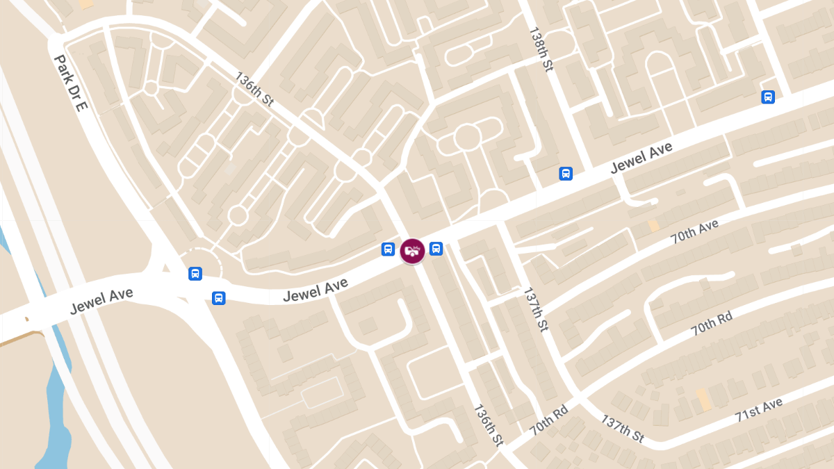 Vehicle Collision With Injuries at Jewel Ave & 136th St