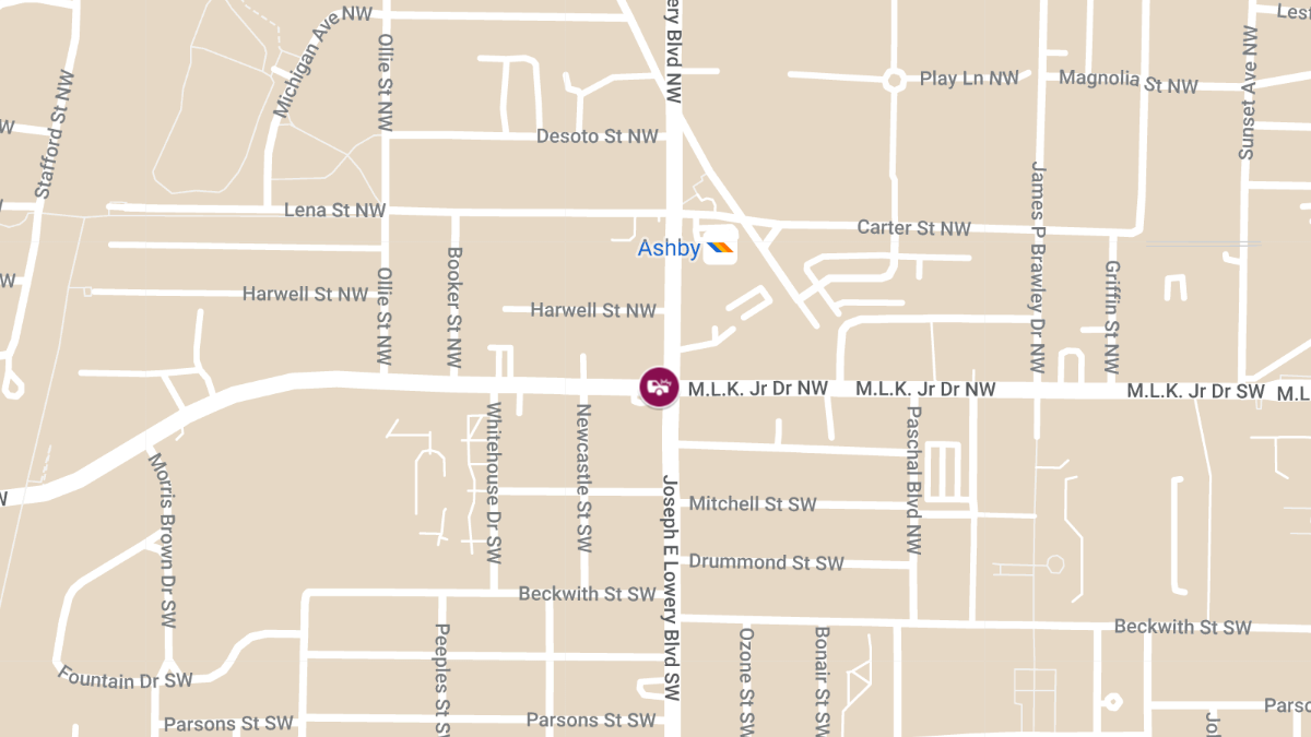 Vehicle Collision With Injuries at Martin Luther King Jr Dr NW & Joseph E Lowery Blvd NW