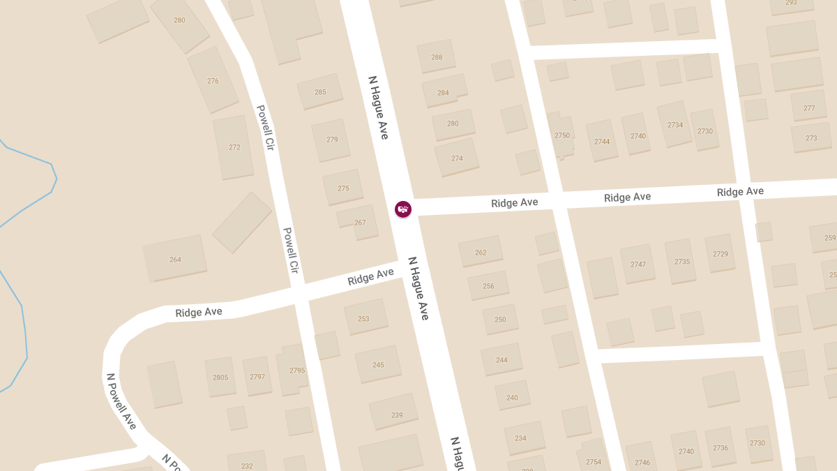 Vehicle Collision With Injuries at N Hague Ave & Ridge Ave