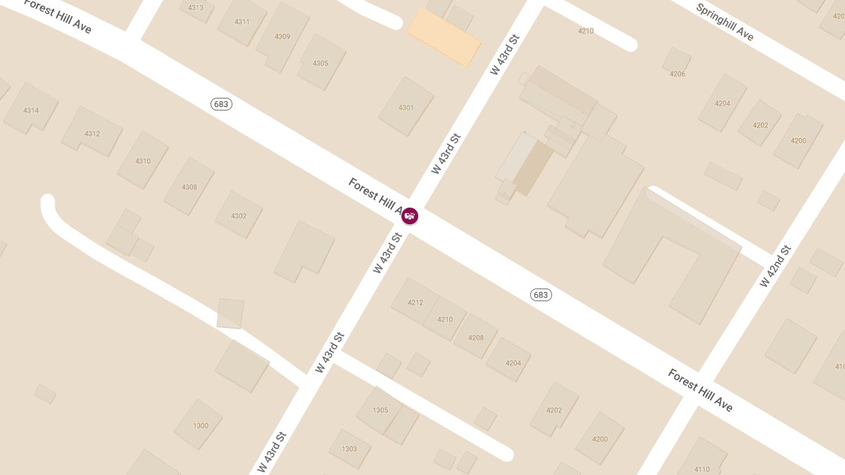 Vehicle Collision With Injuries at W 43rd St & Forest Hill Ave