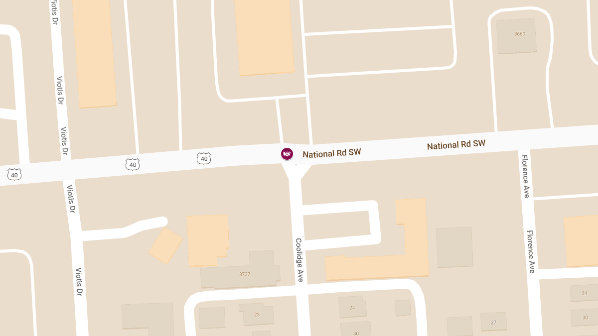 Vehicle Collision With Injuries at W Broad St & Coolidge Ave