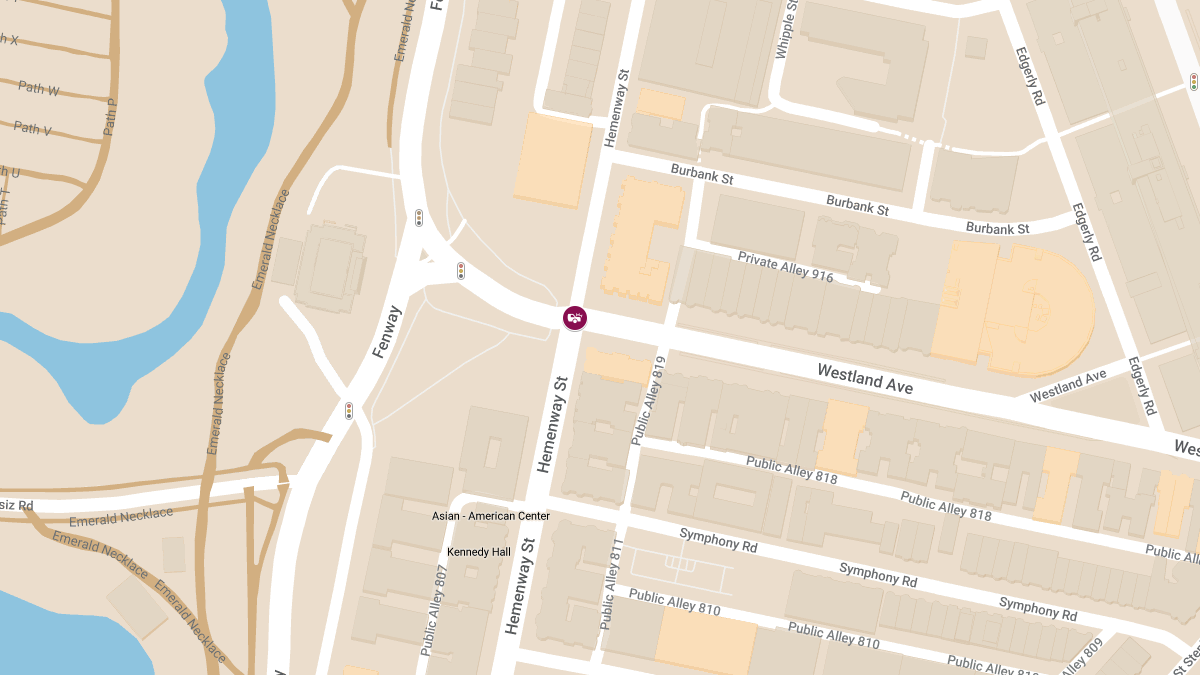 Vehicle Collision With Injuries at Westland Ave & Hemenway St