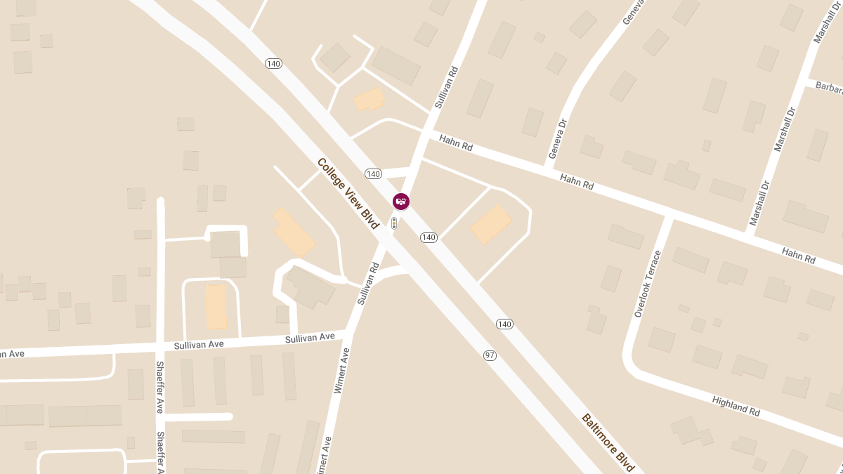 Vehicle Collision at Baltimore Blvd & Sullivan Rd