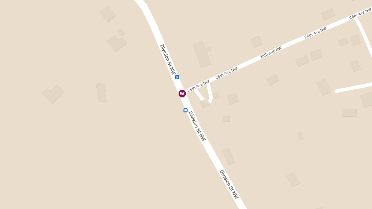 Vehicle Collision at Division St NW & 26th Ave NW