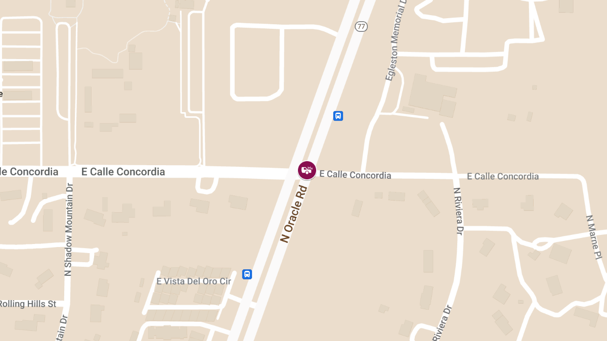 Vehicle Collision at E Calle Concordia & N Oracle Rd