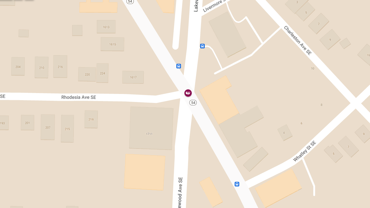 Vehicle Collision at Jonesboro Rd SE & Rhodesia Ave SE Causes Injuries