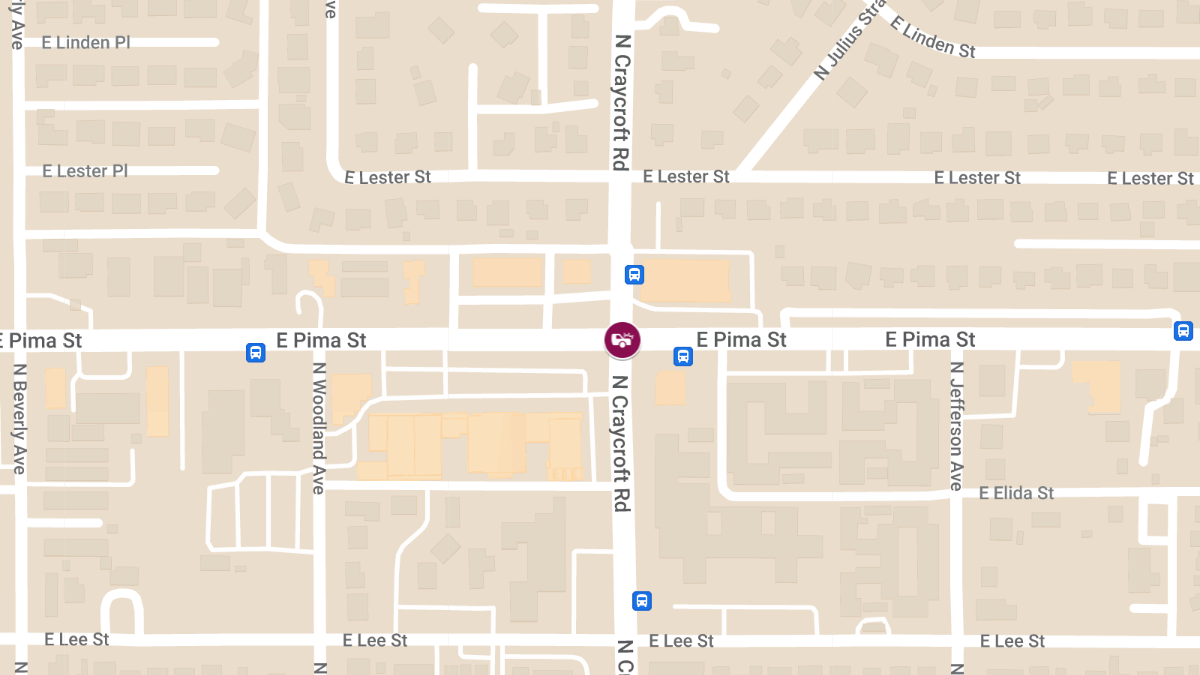 Vehicle Collision at N Craycroft Rd & E Pima St