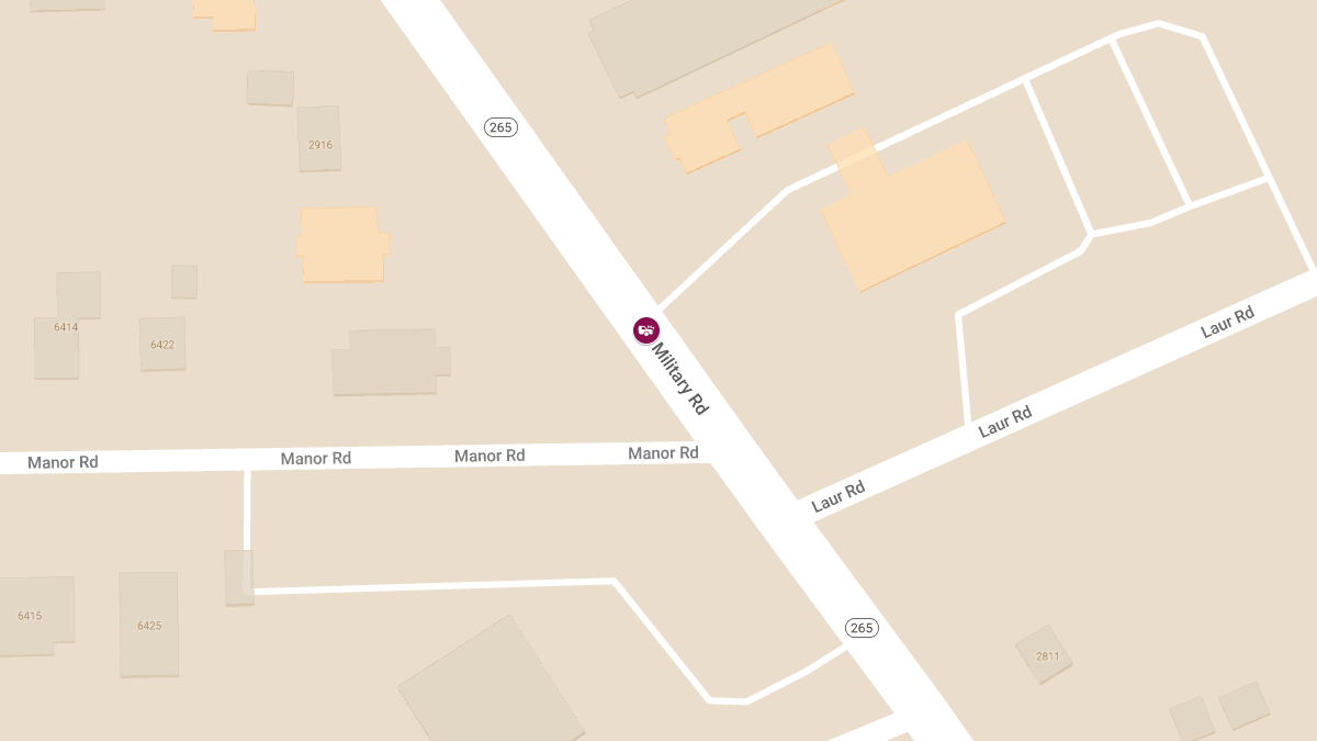 Vehicle Collision on Military Rd