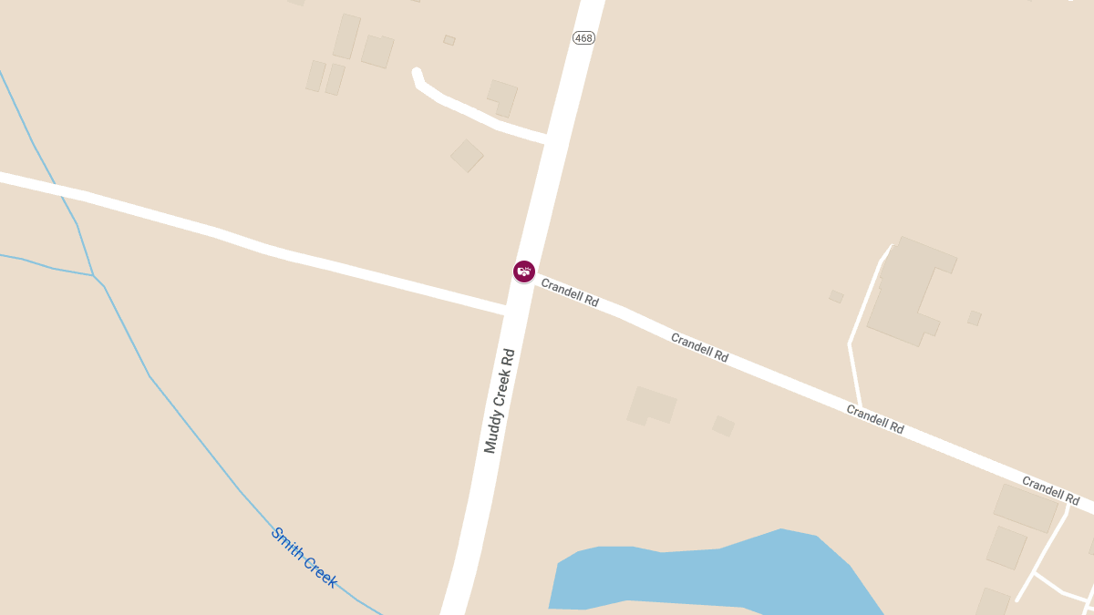 Vehicle Collision with Entrapment at Muddy Creek Rd & Crandel Rd