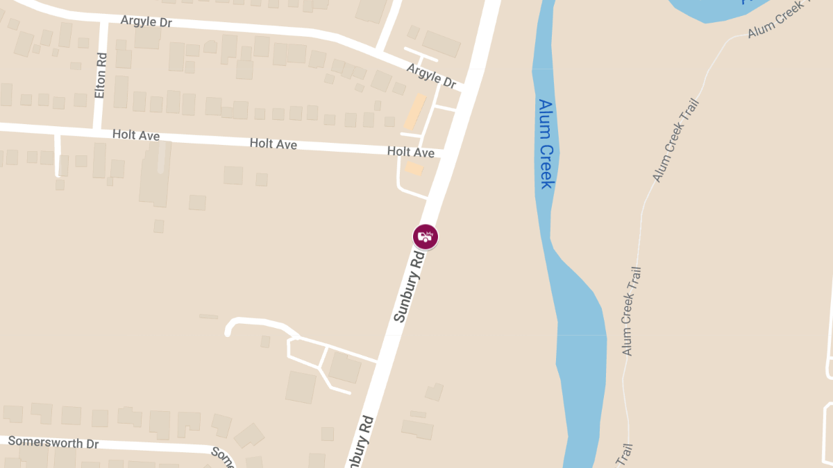 Vehicle Collision with Injuries at 1475 Sunbury Rd