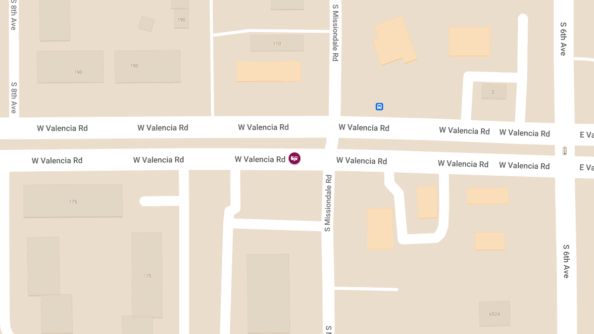 Vehicle Collision with Injuries at 155 W Valencia Rd