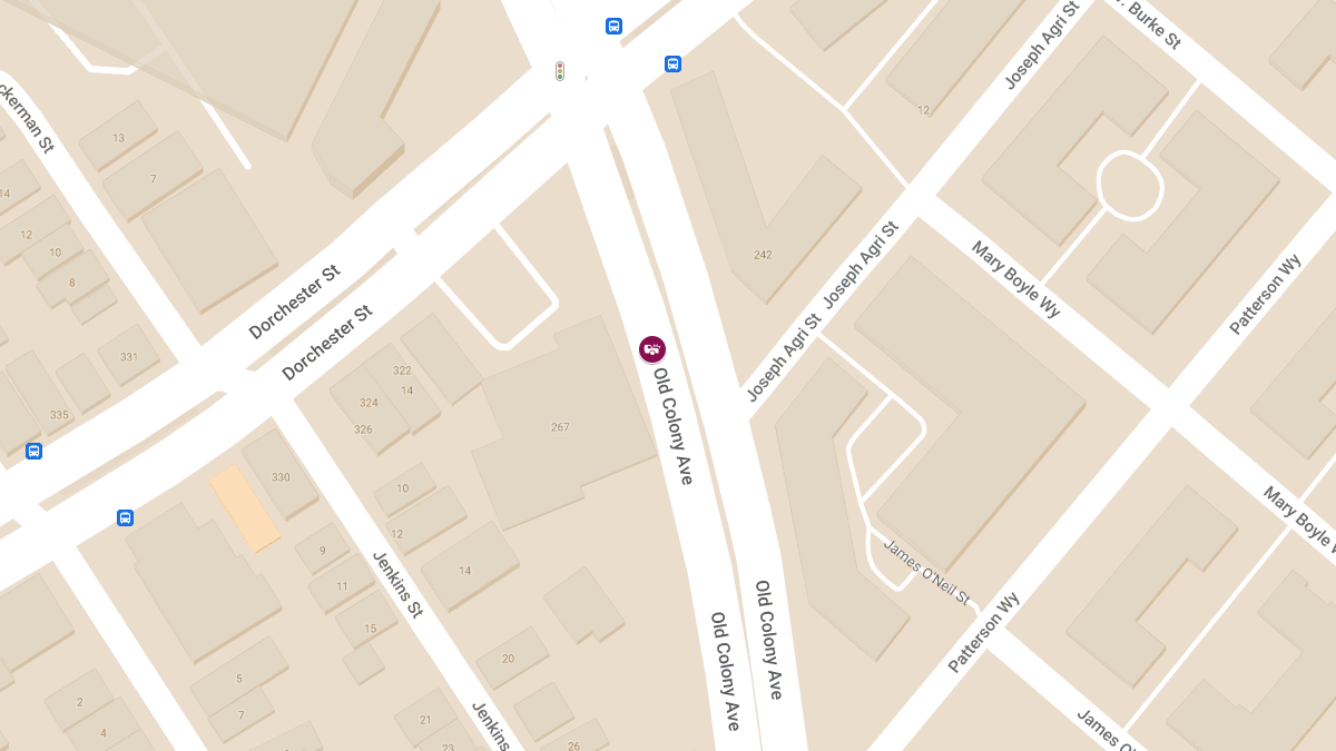 Vehicle Collision with Injuries at 242 Old Colony Avenue