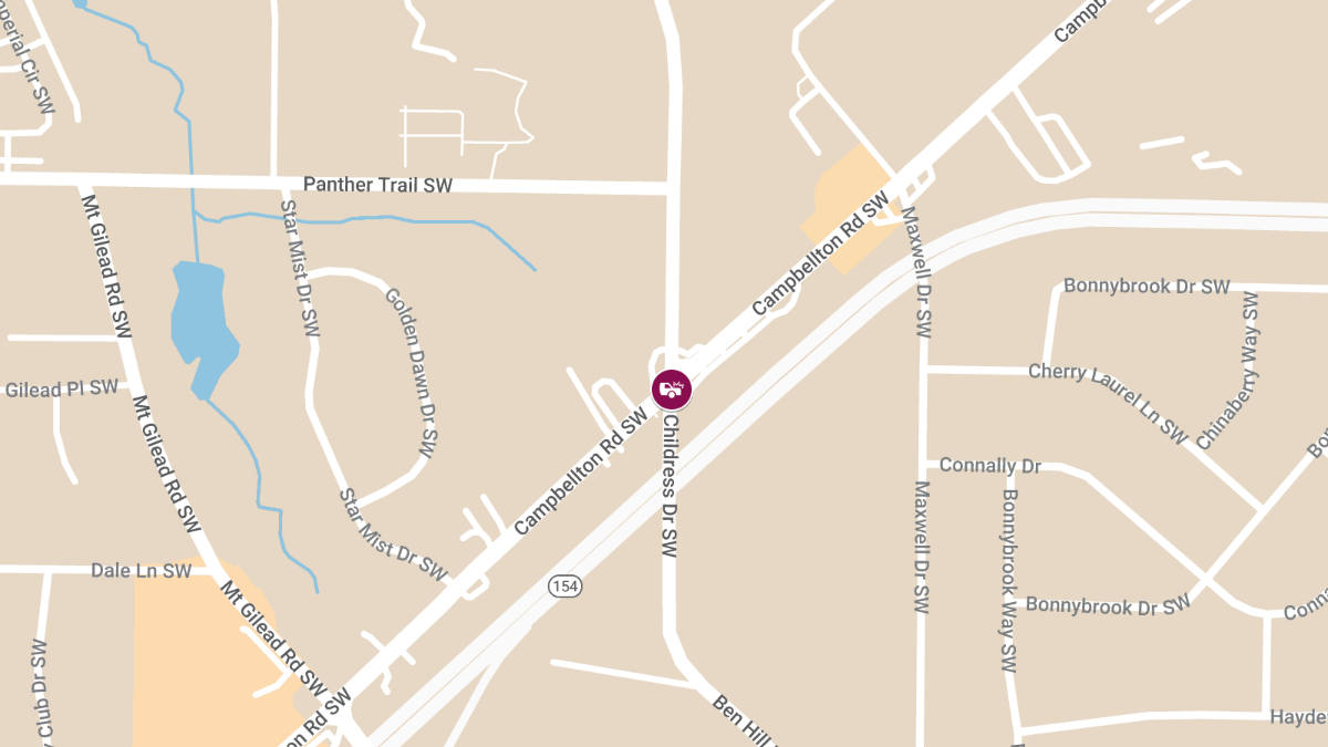 Vehicle Collision with Injuries at 2860 Campbellton Rd SW
